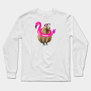 Cute Capybara Long Sleeve T-Shirt